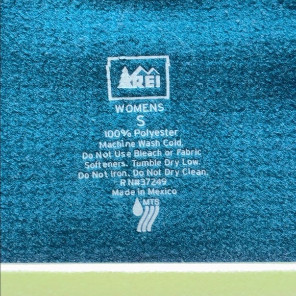 REI fleece 1/4 zip long sleeve top base layer S - Picture 8 of 8